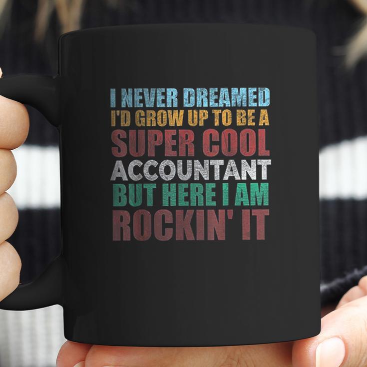 Funny Accountant Gift Accounting Major Bookkeeper Cpa Retro Coffee Mug