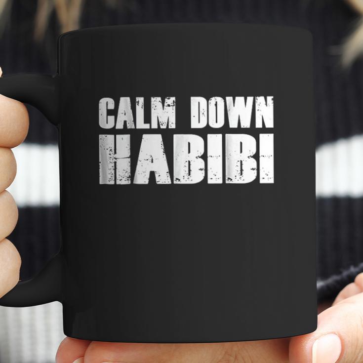 Funny Arabic Calm Down Habibi Coffee Mug