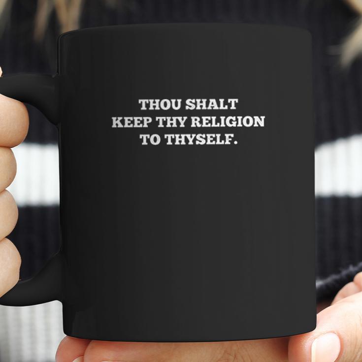 Funny Atheist George Carlin Quote Coffee Mug