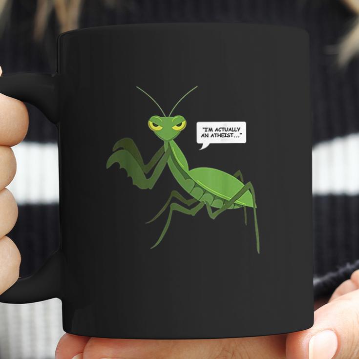 Funny Atheist Mantis Bug Religion Gifts Coffee Mug