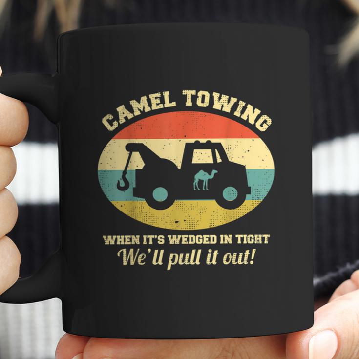 Funny Camel Towing Retro Adult Humor Saying Funny Halloween Gift Coffee Mug