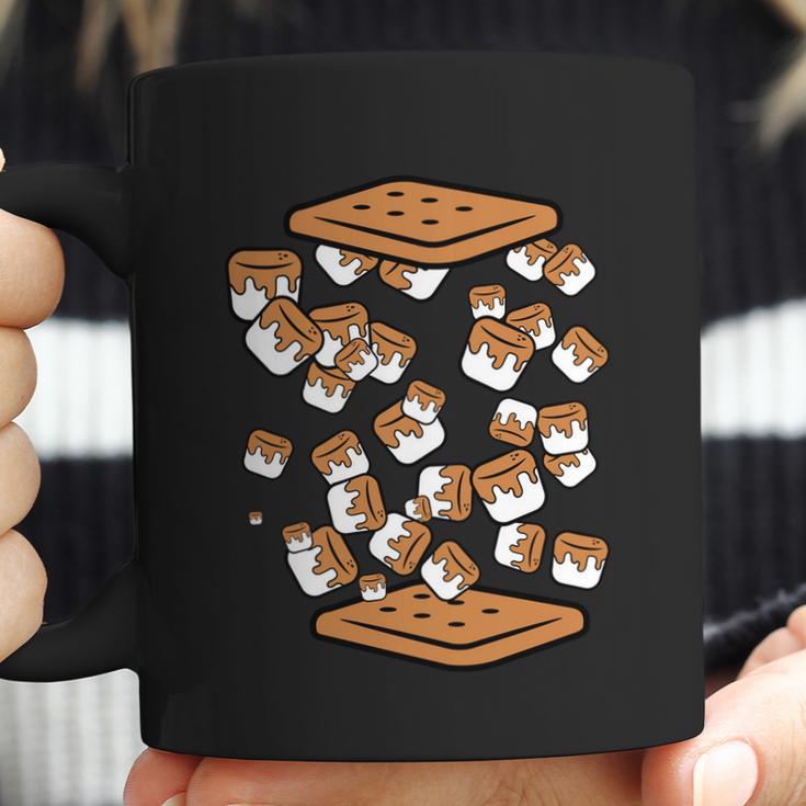 Funny Camping Marshmallows And Crackers Smores Campfire Gift Coffee Mug