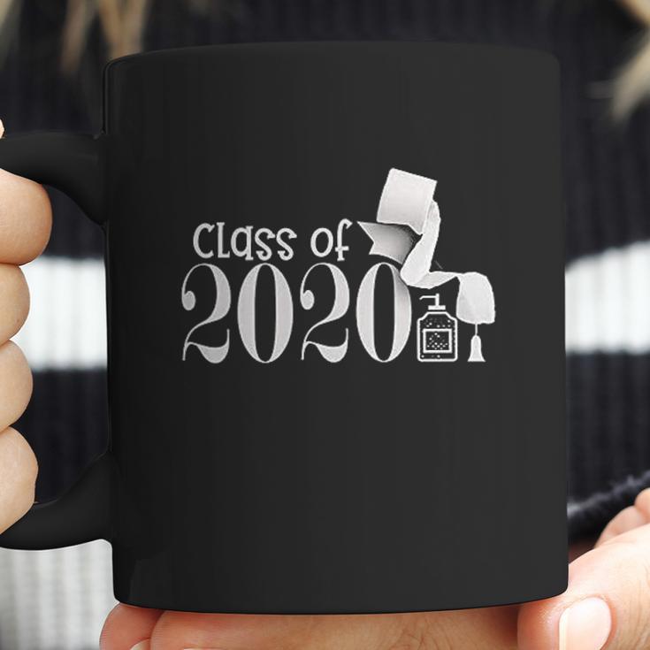 Funny Class Of 2020 Graduation With Toilet Paper And Hand Sanitizer Seniors 2020 Coffee Mug