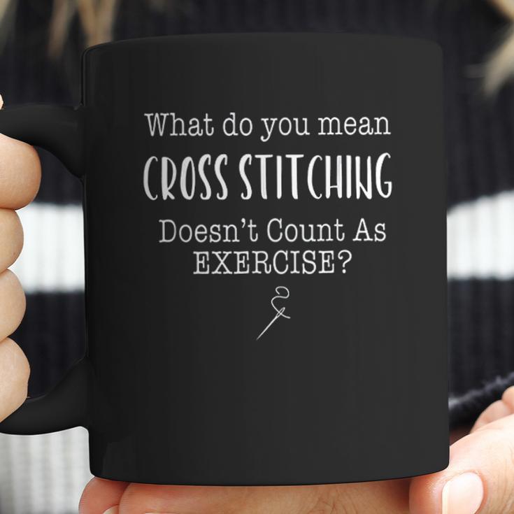 Funny Cross Stitch | Cross Stitch Gift Coffee Mug