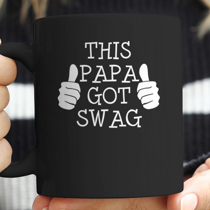 Funny Fathers Day 2018 This Papa Got Swag Coffee Mug