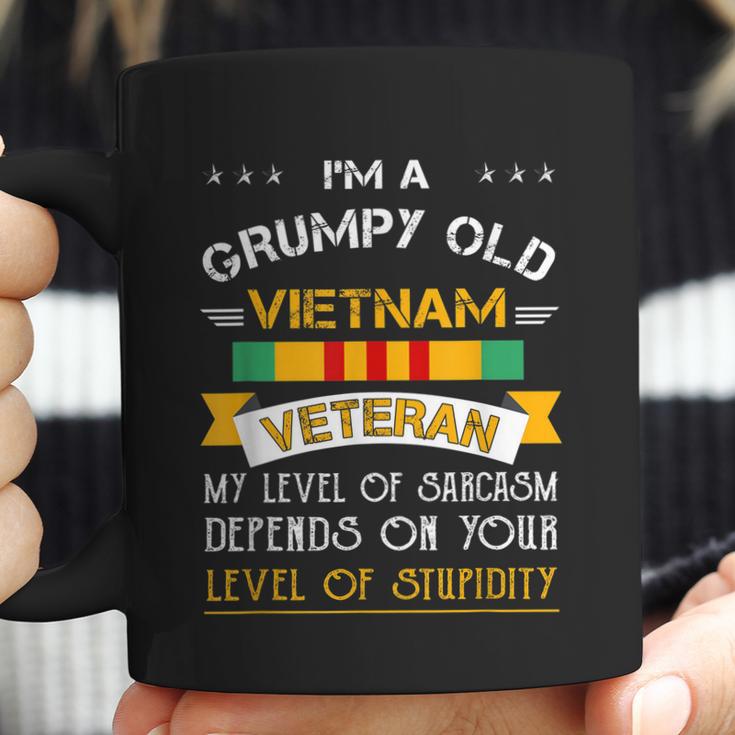 Funny Gift For Grumpy Old Vietnam Veteran Graphic Design Printed Casual Daily Basic Coffee Mug