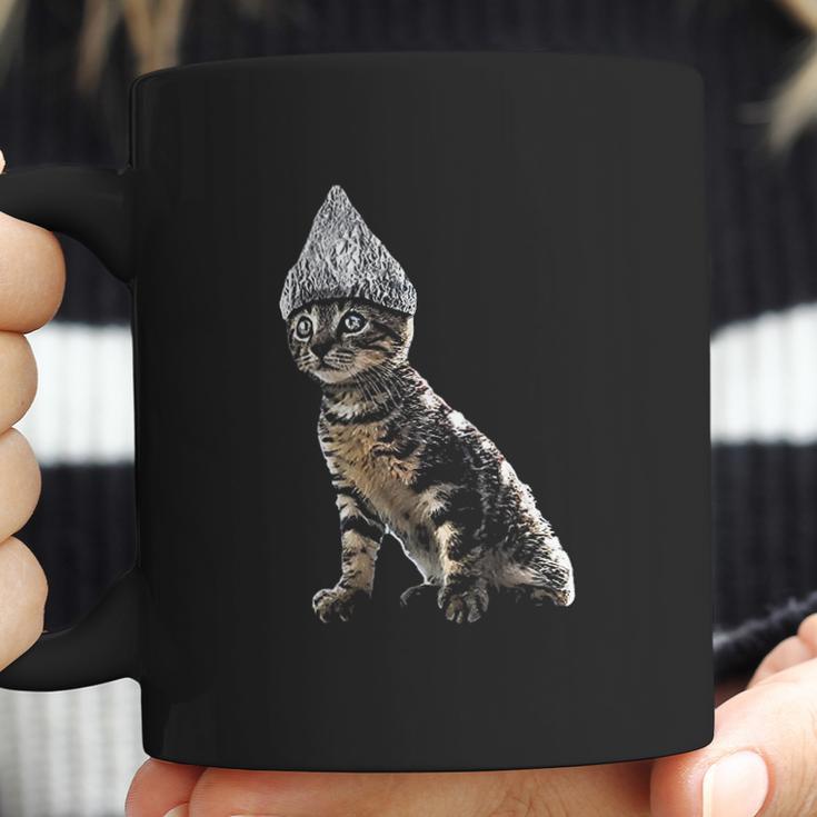 Funny Halloween Cat Tin Foil Hat Conspiracy For Men Coffee Mug