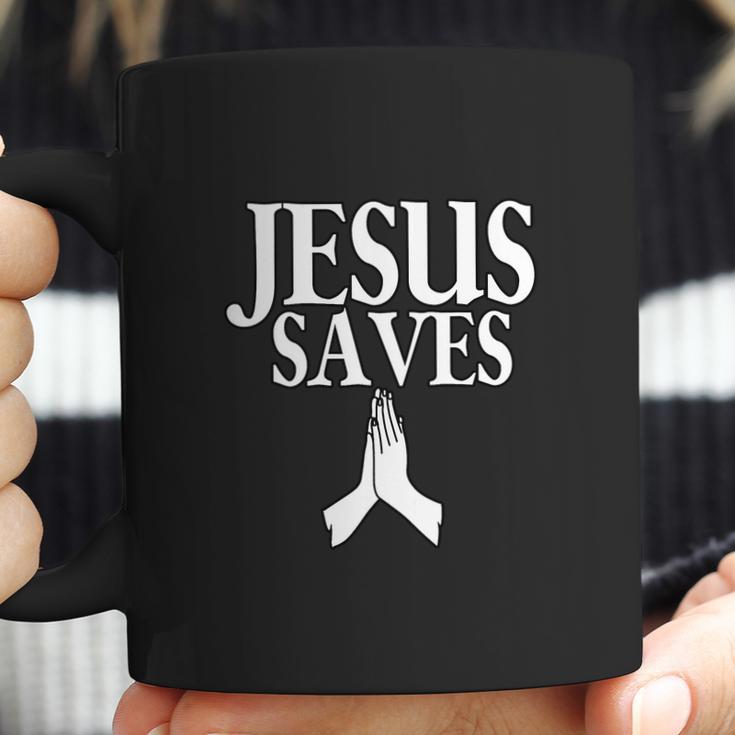 Funny Jesus Saves God Salvation Christian Church Coffee Mug