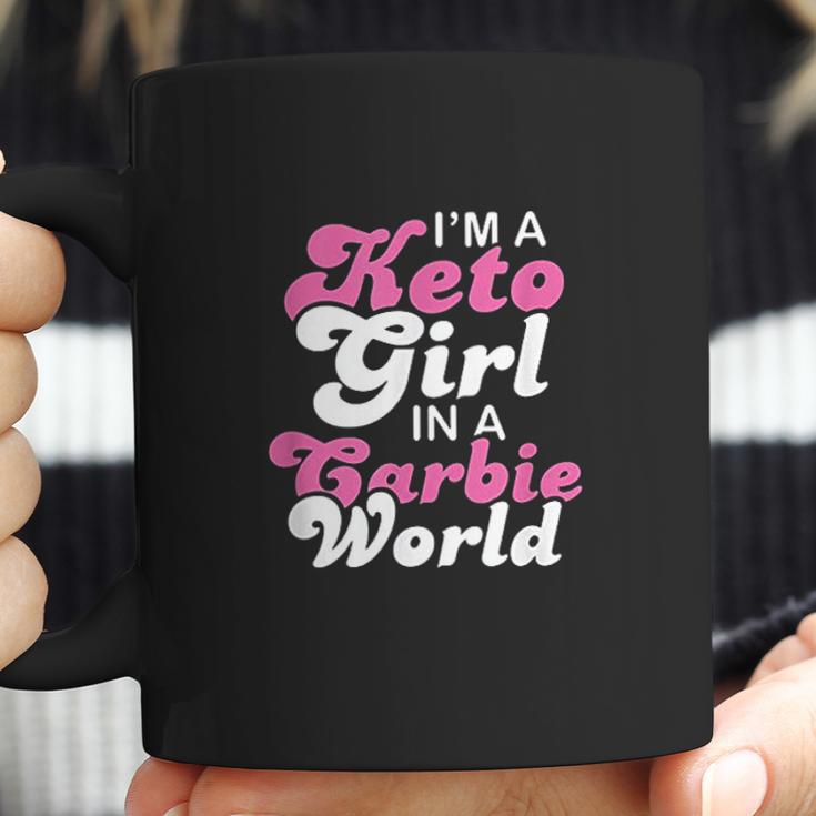 Funny Ketogenic Diet Keto Girl Carbie World Coffee Mug