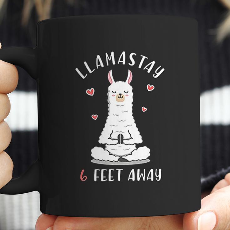 Funny Llama Social Distancing Llamastay 6 Feet Away Coffee Mug