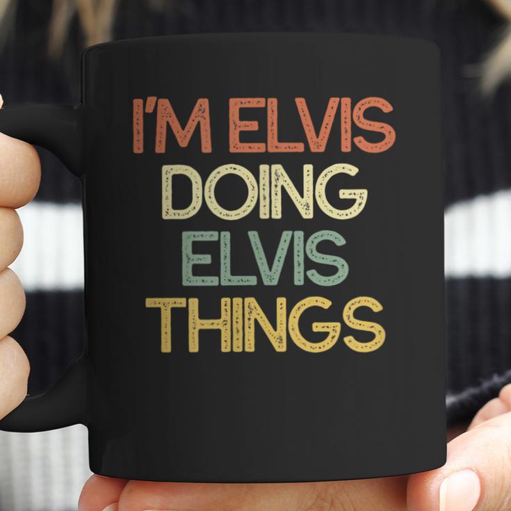 Funny Personalized Gift For Elvis Name Coffee Mug