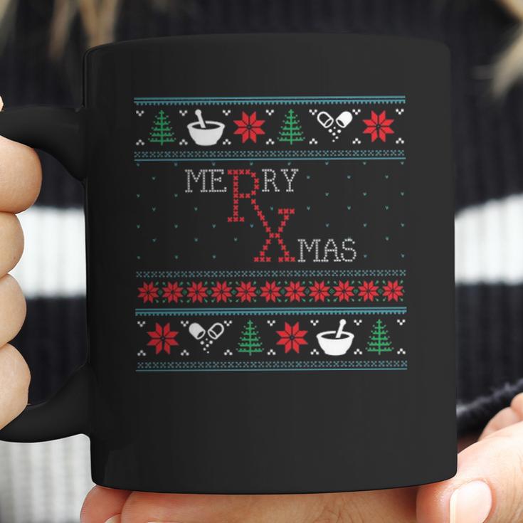 Funny Pharmacist Pharmacy Ugly Christmas Xmas Coffee Mug