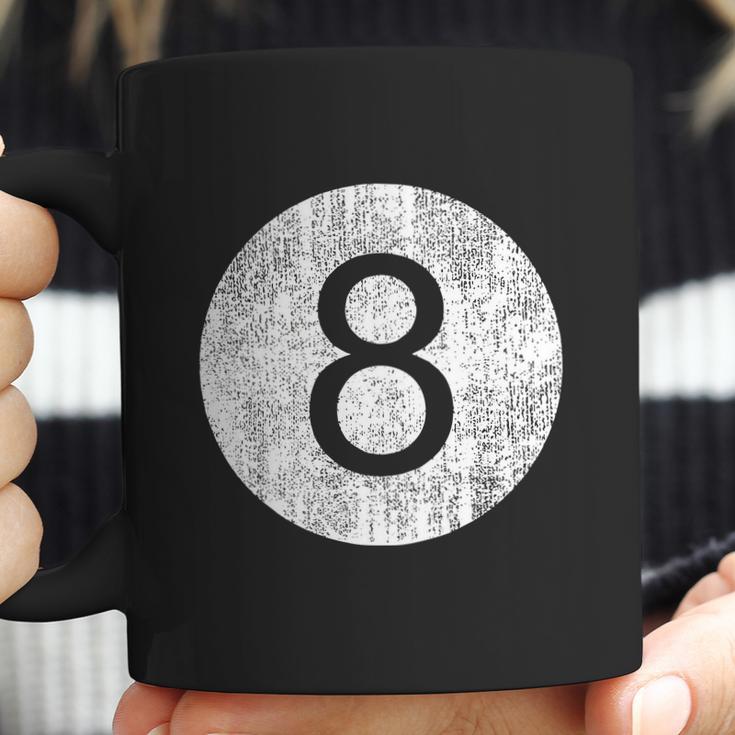 Funny Retro Vintage 8 Ball Logo Coffee Mug