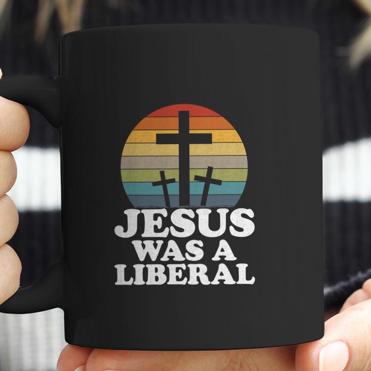 Funny Woke Christian Democrat Jesus Was A Liberal Coffee Mug