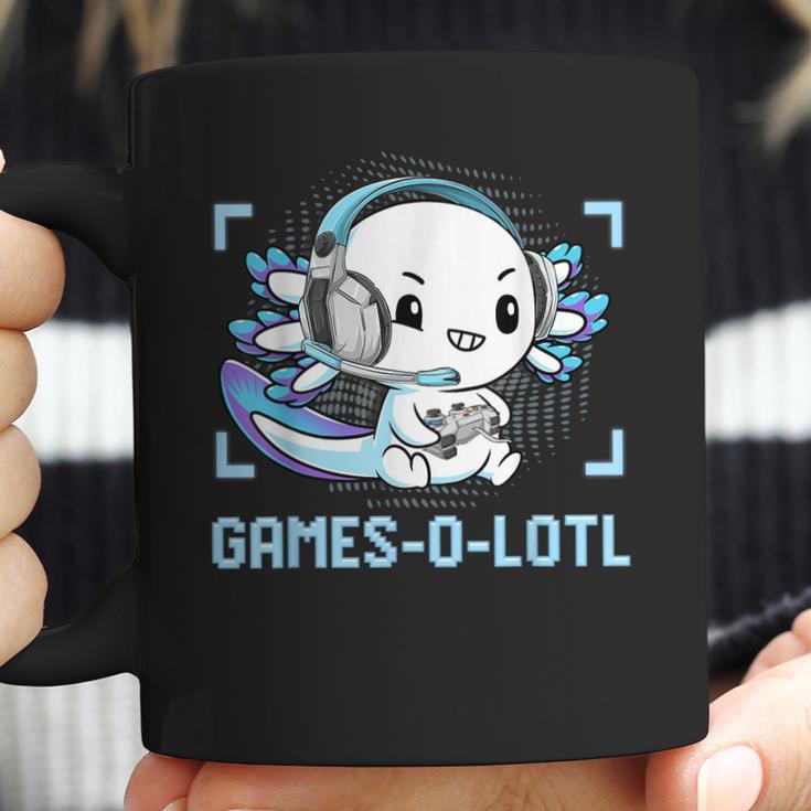 Gamesolotl Axolotl Video Gamer Kawaii Pastel Goth Anime Boys V5 Coffee Mug