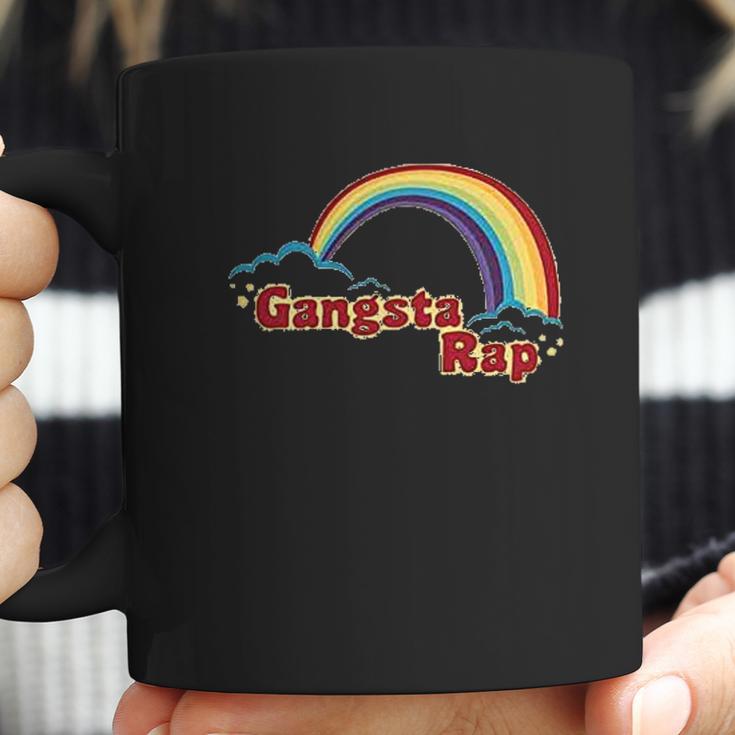 Gangsta Rap Retro Rainbow Funny Music Graphic Coffee Mug