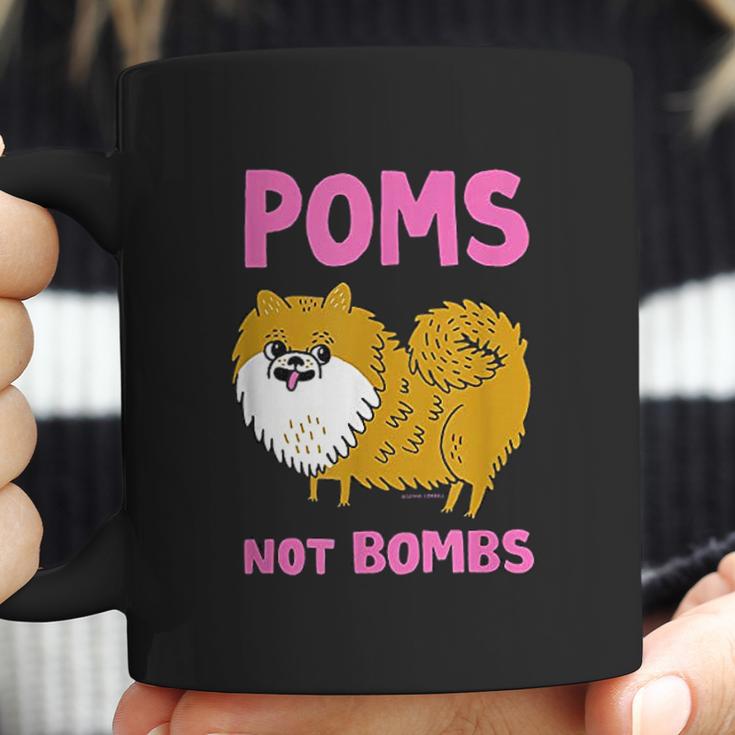 Gemma Correll Poms Not Bombs Coffee Mug