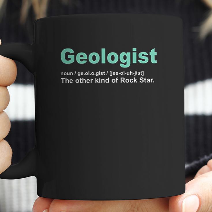 Geologist Rock Star Definition Funny Geology Gifts Coffee Mug