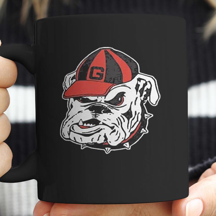 Georgia Bulldog Black Solid Coffee Mug