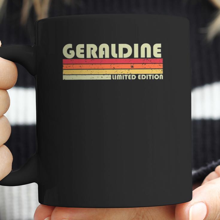 Geraldine Gift Name Personalized Retro Vintage 80S Coffee Mug