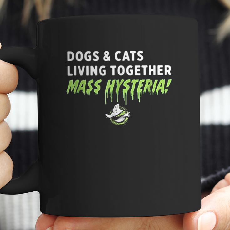 Ghostbusters Dogs And Cats Living Together Coffee Mug