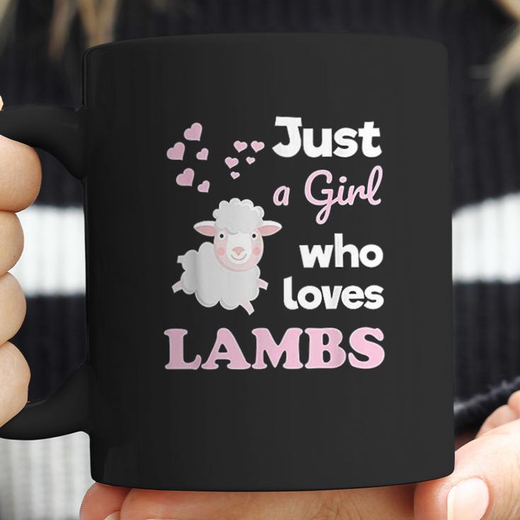 Girls Lamb Gift For Lamb Lover Just A Girl Who Loves Lambs Coffee Mug