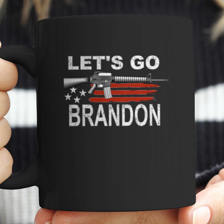 Lets Go Brandon Ar15 Stars And Stripes Coffee Mug