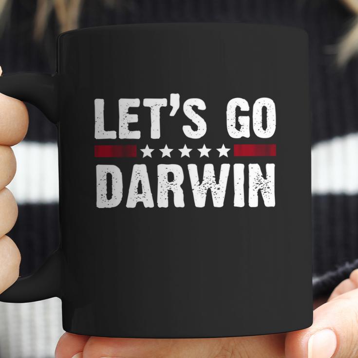 Lets Go Darwin Vintage Logo Coffee Mug