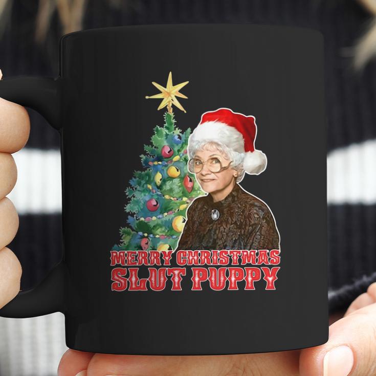 Golden Girls Sophia Petrillo Merry Christmas Slut Puppy Xmas Shirt Coffee Mug