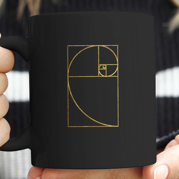 Golden Ratio Sacred Fibonacci Spiral Coffee Mug