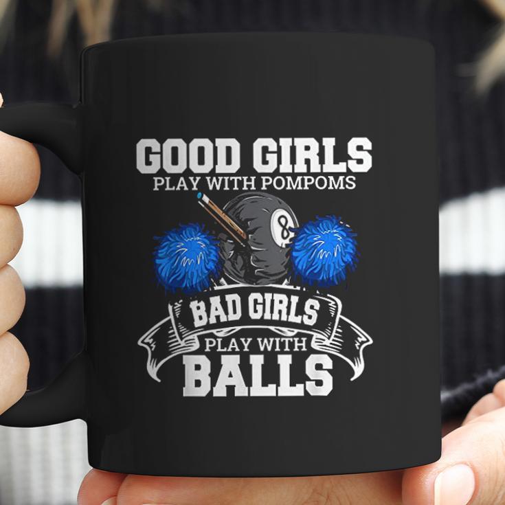 Good Girls Bad Girls Pool Player Billiards Coffee Mug