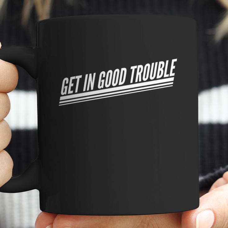 Get In Good Trouble Rep John Lewis Quote Coffee Mug