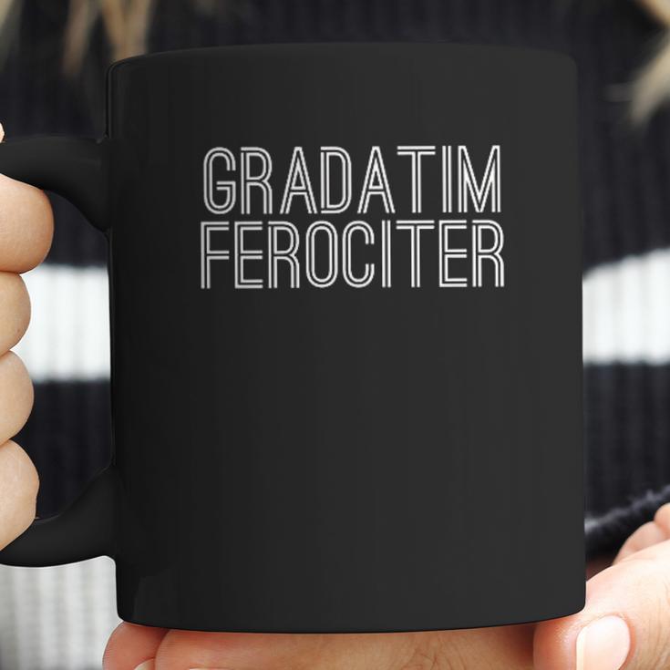 Gradatim Ferociter Latin Coffee Mug