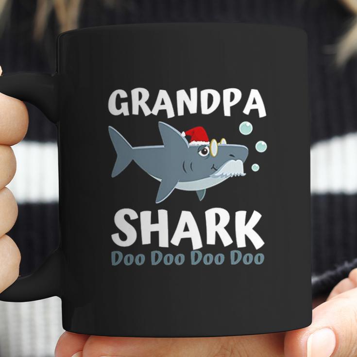 Grandpa Shark Christmas Mommy Shark Daddy Shark Baby Coffee Mug