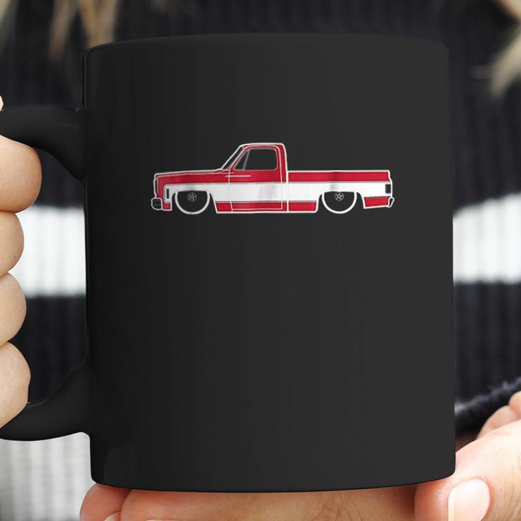 Gravy Gear 73 87 Squarebody Two Tone Red White Truck Coffee Mug