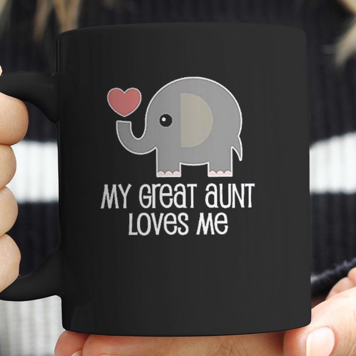 Great Aunt Loves Me Elephant Infant Creeper Coffee Mug