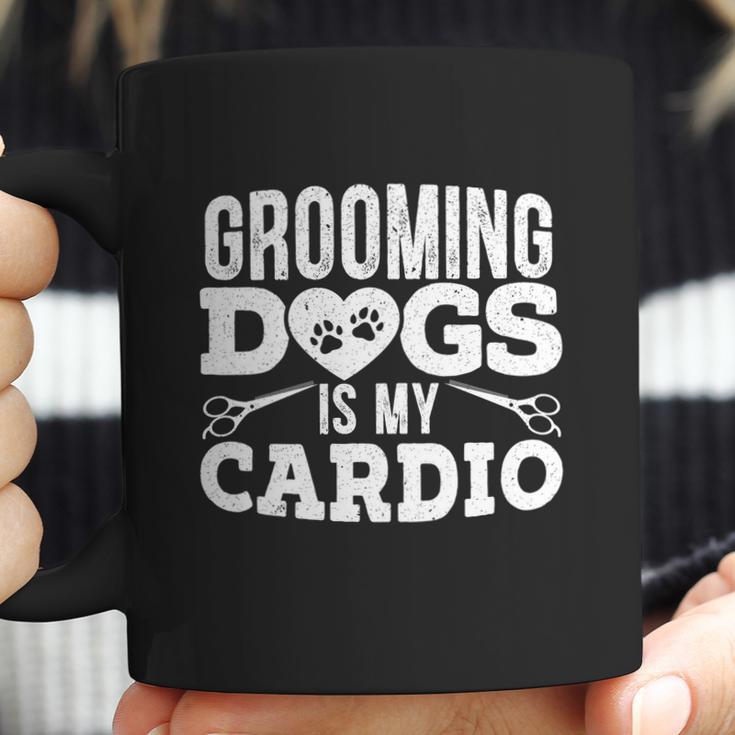 Grooming Dogs Is My Cardio Pet Groomer Furologist Fur Artist Cool Gift Coffee Mug