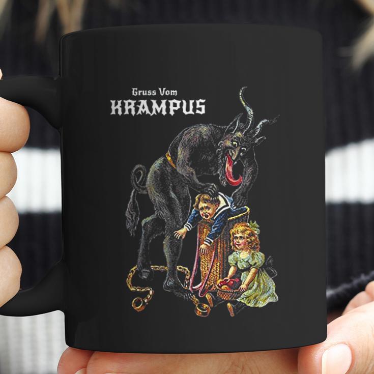 Gruss Vom Krampus Greetings From Christmas Germanic Demon Coffee Mug