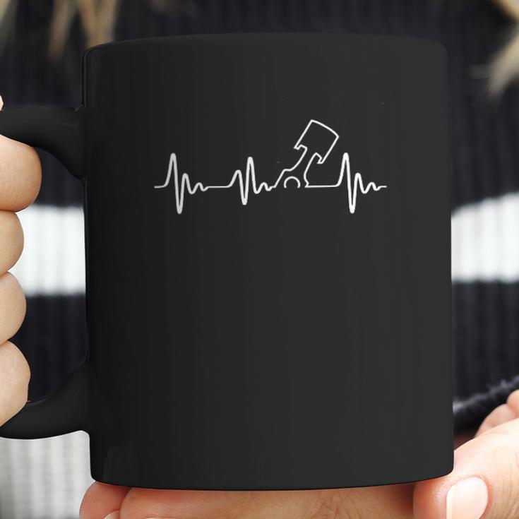 Guerrilla Piston Heartbeat Funny Garage Coffee Mug