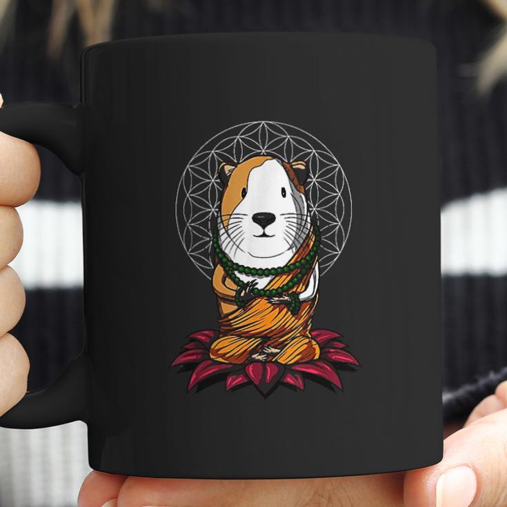 Guinea Pig Zen Yoga Meditation Cavy Sacred Geometry Coffee Mug