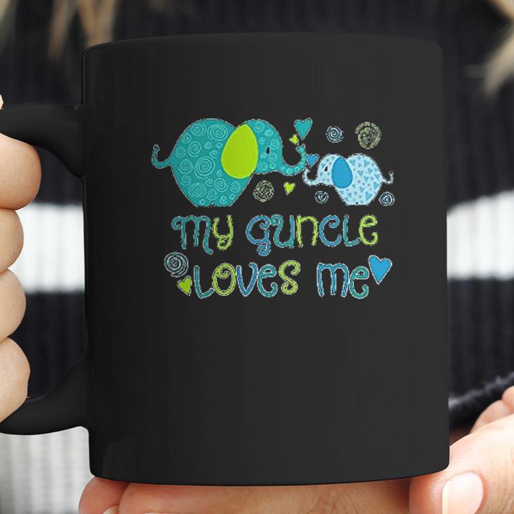 My Guncle Loves Me Cute Elephants Coffee Mug