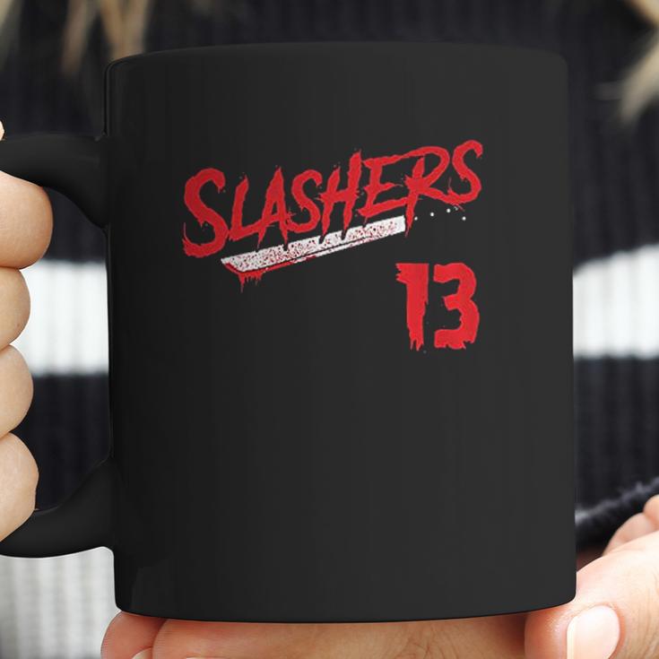 Haase Unlimited Slashers Voorhees 13 Jersey Horror Movie Friday Coffee Mug