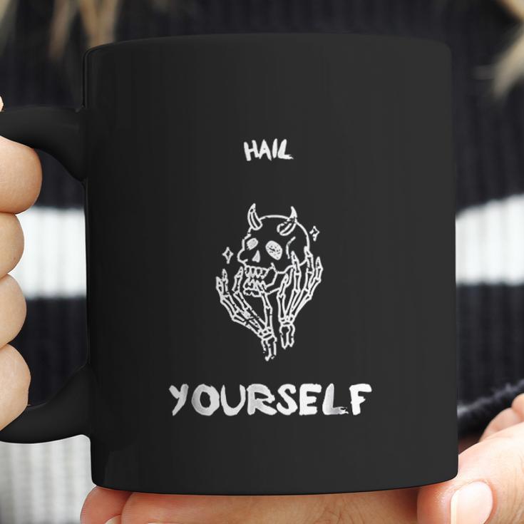 Hail Yourself Last Podcast On The Left Skull Coffee Mug