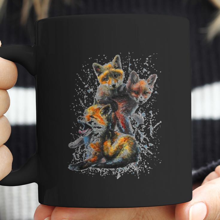 Hand Painted Little Fox Coffee Mug