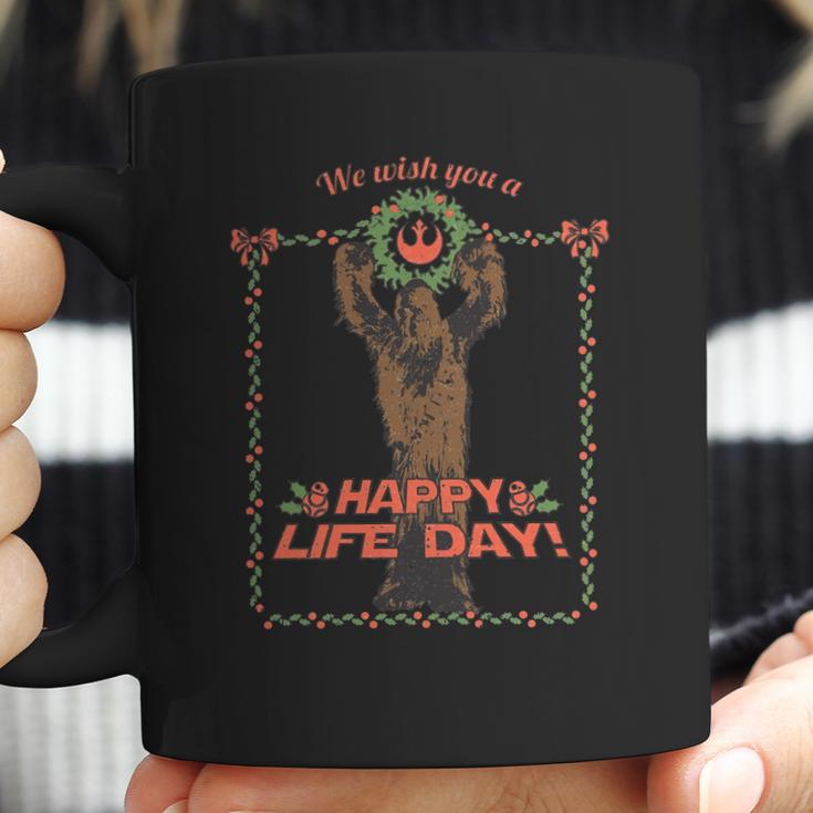 Happy Life Day From Chewie T-Shirt Coffee Mug