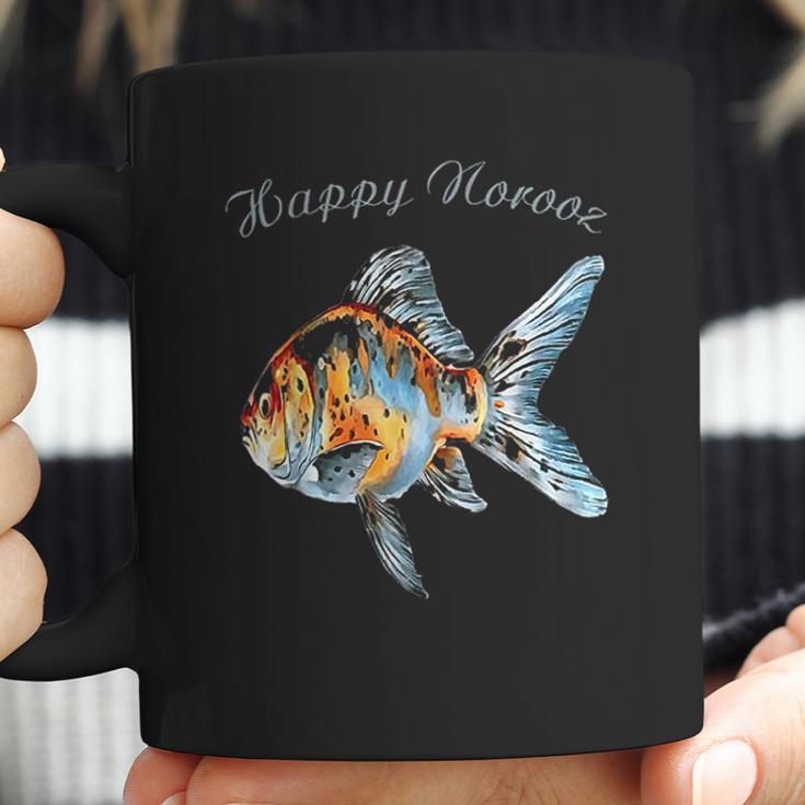 Happy Norooz Shubunkin Goldfish Persian New Year Coffee Mug