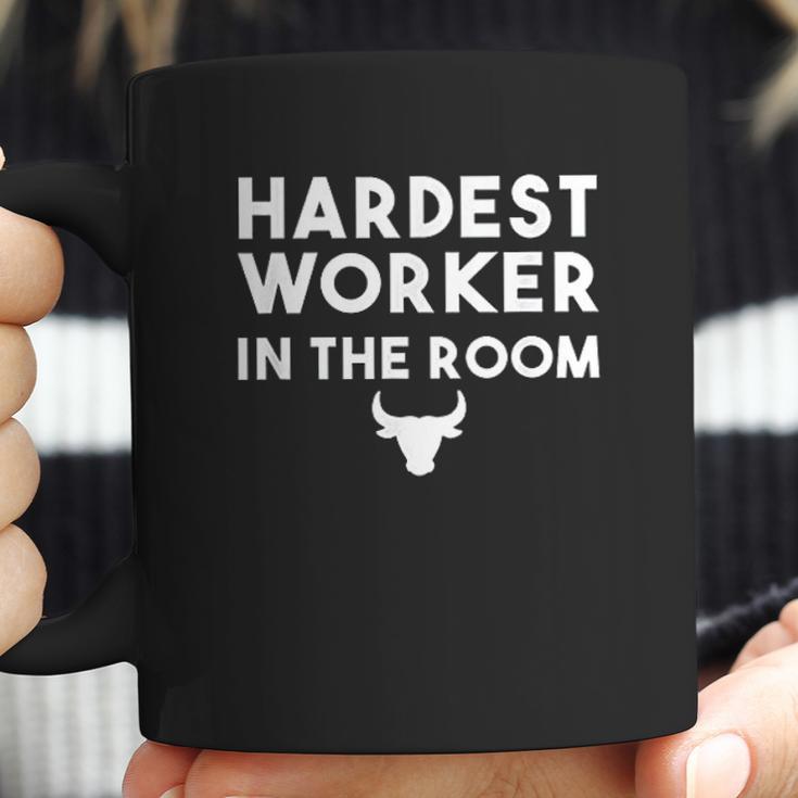 Hardest Worker In The Room Workout Motivation Coffee Mug