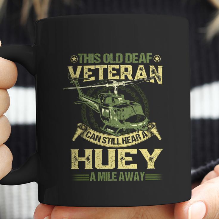 Hear A Huey A Mile Away Funny Gift Helicopter Pilot Vietnam Veteran Cute Gift Men Women T-Shirt Graphic Print Casual Unisex Tee Coffee Mug