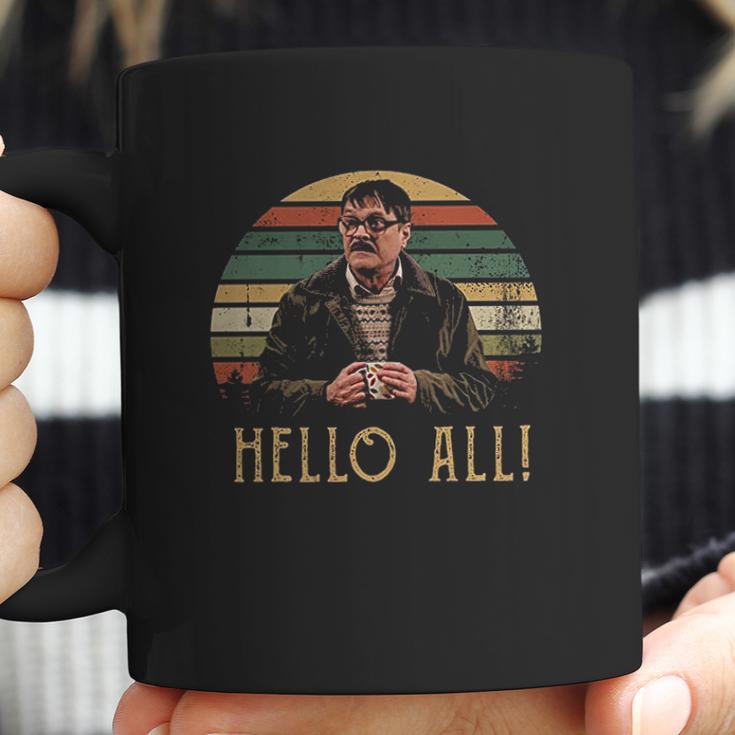 Hello All Vintage Jim Bell Friday Night Dinner Coffee Mug