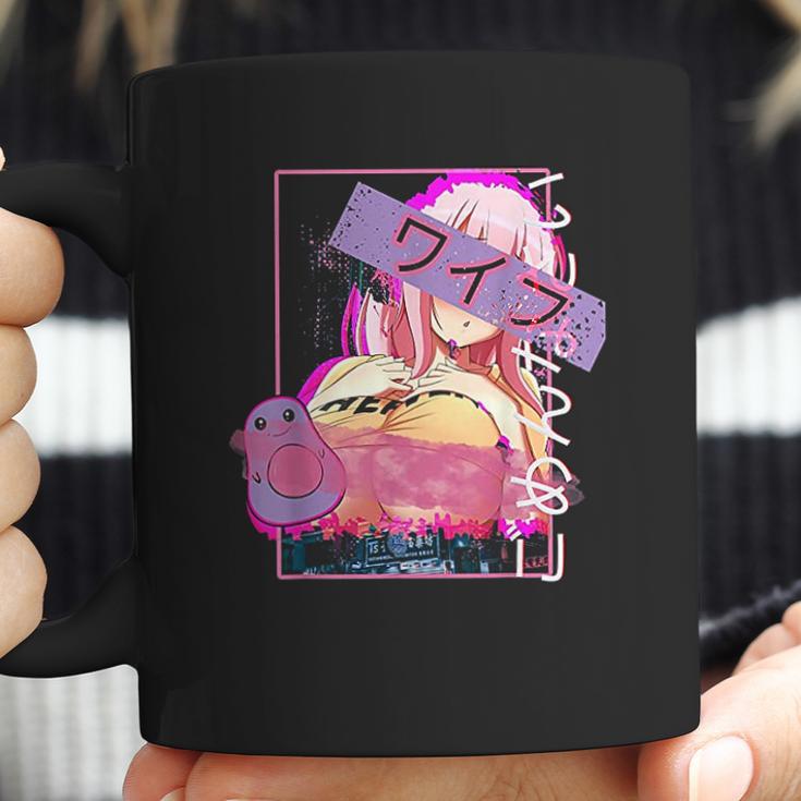 Hentai Vaporwave Concept Design Lewd Japanese Oppai Girl Coffee Mug